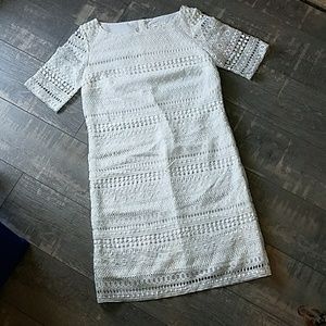 Grain De Malice White Lace Dress French